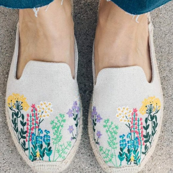 Soludos Shoes - Soludos Wildflower Embroidered Mule,  8.5